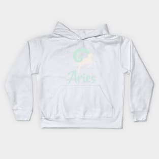 Aries March 21 - April 19 - Fire sign - Zodiac symbols Kids Hoodie